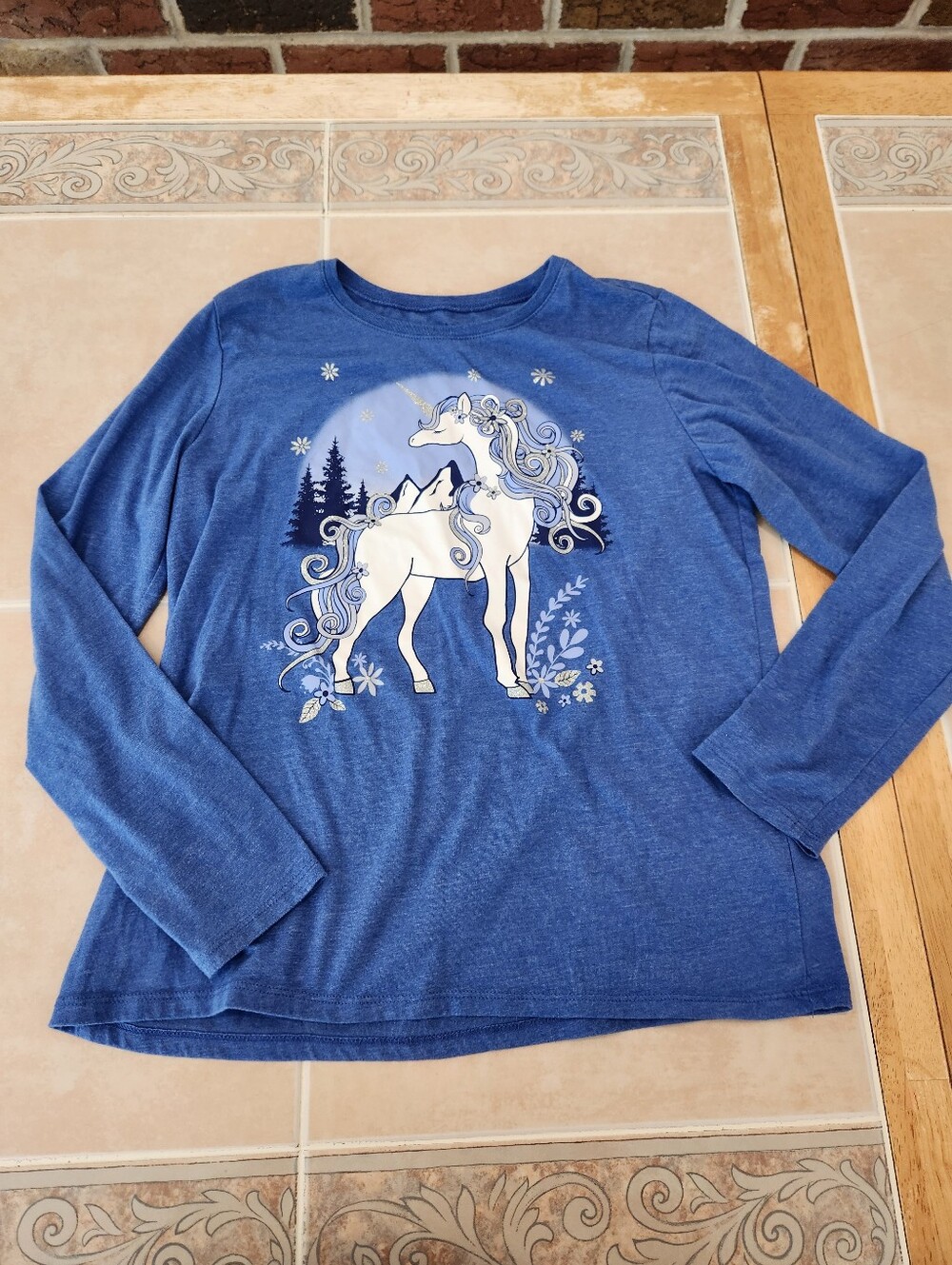 Size 16 Girls Unicorn Long Sleeve
